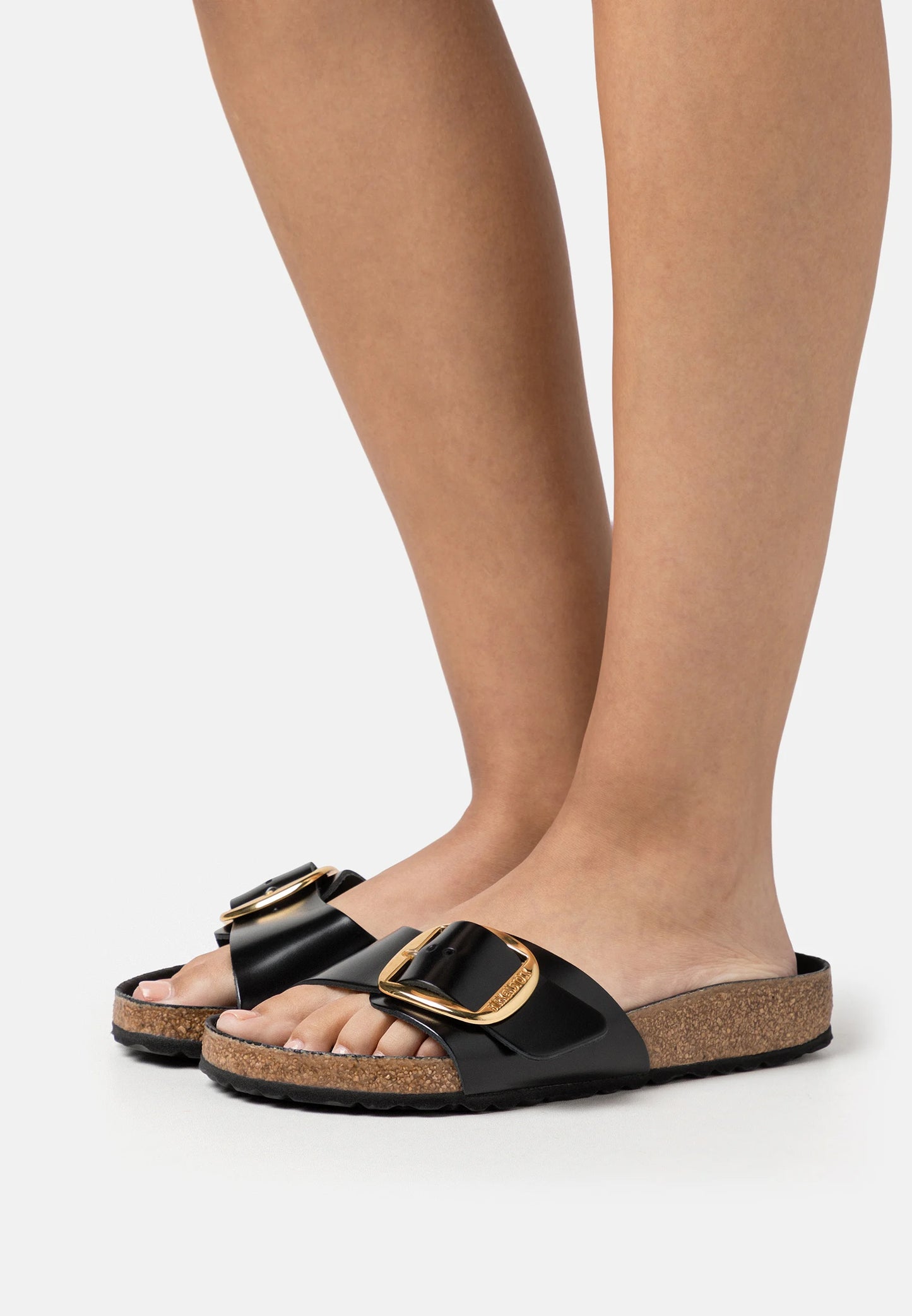 BLACK BIRKENSTOCK Madrid Big Buckle