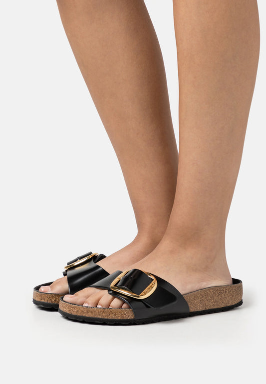 BLACK BIRKENSTOCK Madrid Big Buckle