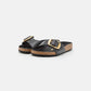 BLACK BIRKENSTOCK Madrid Big Buckle