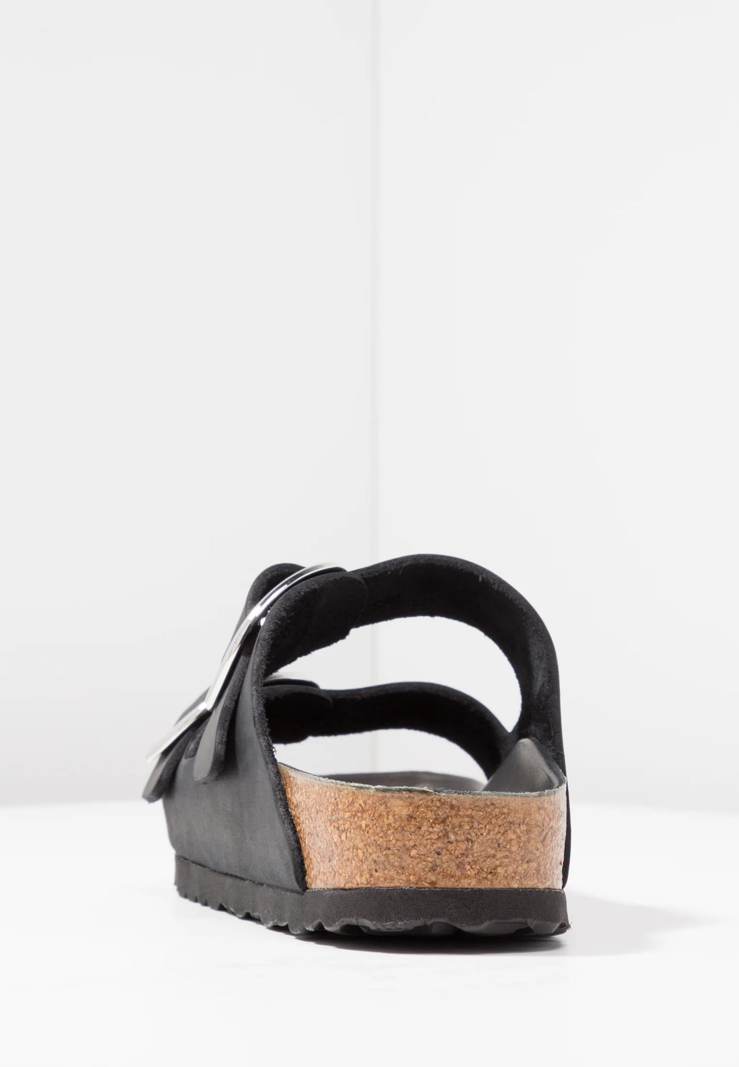 Birkenstock Arizona Big Buckle Sandals in Black Leather