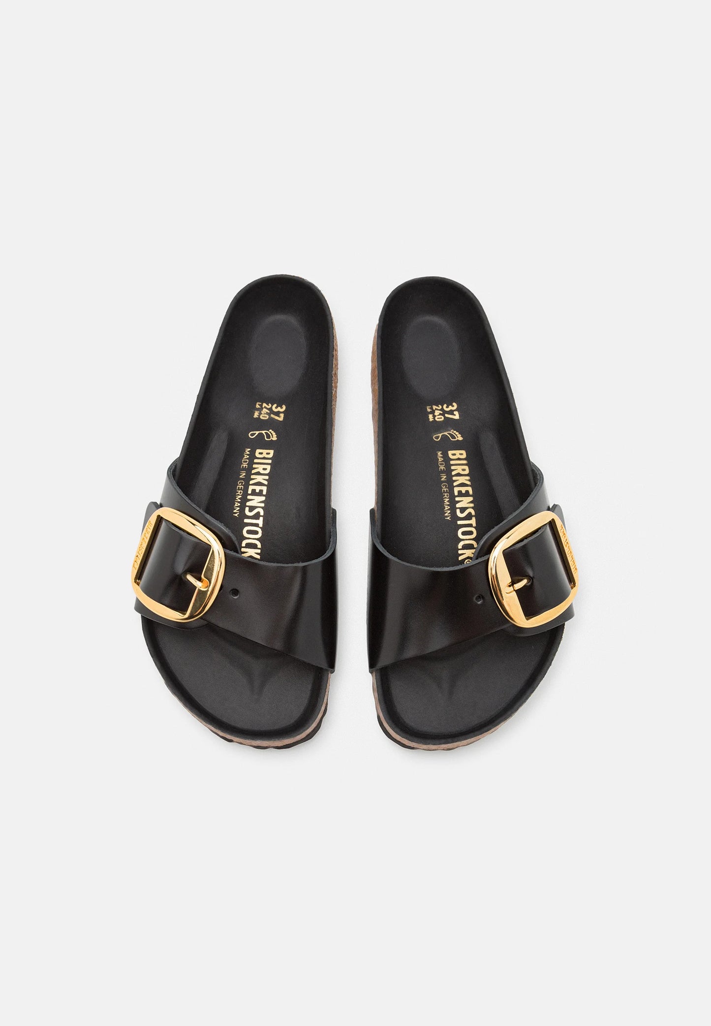 BLACK BIRKENSTOCK Madrid Big Buckle